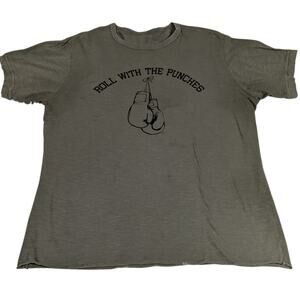 Fitigues Roll With The Punches Tee Olive Green Size XXL